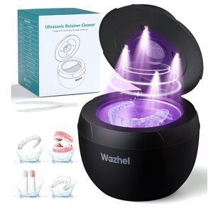 Black Ultrasonic Retainer Cleaner